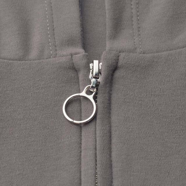 ワンピース チュニック ジャージーワンピース バイカラー ジャージー パーカ ワンピース 283201の通販は