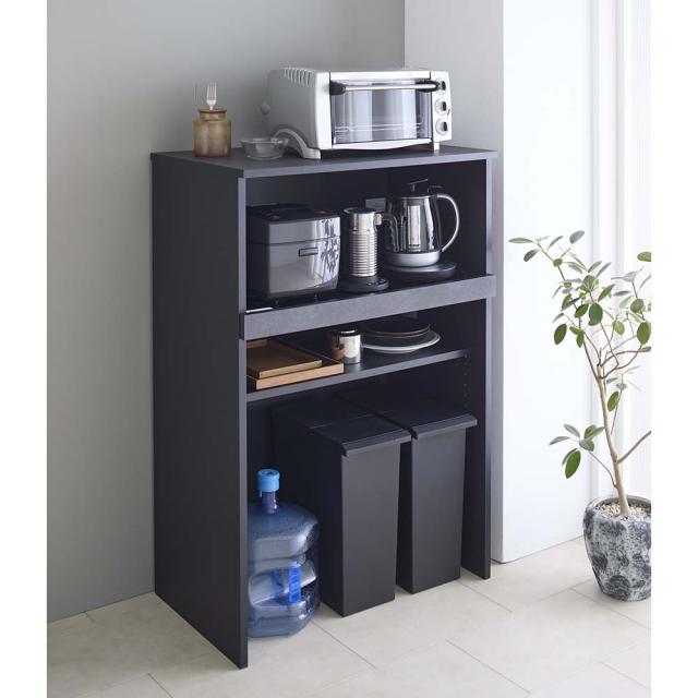 Glipaa/グリィーパ キッチン収納ユニット ダスト収納 幅80cm キッチン収納 レンジ台 キッチンラック H91802