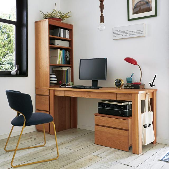 机 オフィス 事務 書斎机 Urthr（ウルズ）モダンナチュラルシリーズ デスク 幅150cm H56902の通販は 51,540円