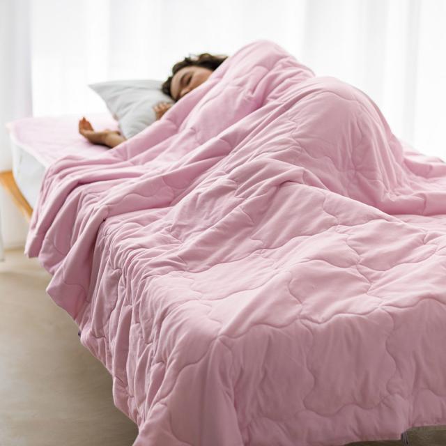 肌掛け布団 ダウンケット シルク真綿を綿ニットで包んだ　肌掛け布団シリーズ　お得な掛け＋敷きセット 522407の通販は 15,760円