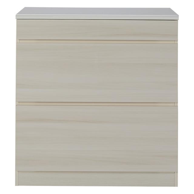 ≪幅90cm奥行50cm高さ95cm≫ 光沢木目キッチンカウンター キッチン収納 キッチンカウンター 641632_8