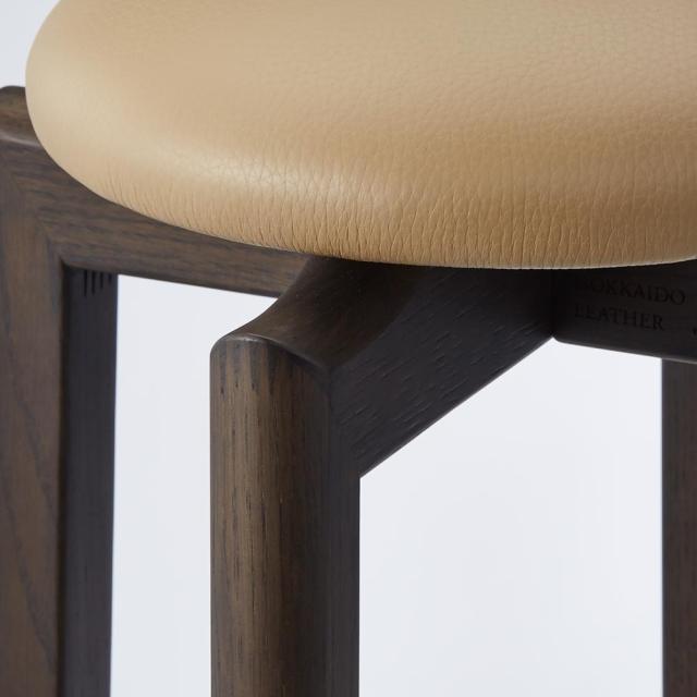 北海道産材 マッシュルームスツール 高さ60cm ［匠工芸・たくみこうげい］ 椅子 チェア カウンターチェア 642351_4