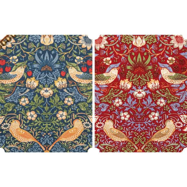 Fabric by BEST OF MORRIS クラシックシリーズ フットスツール 椅子 チェア スツール 丸椅子 643661_1
