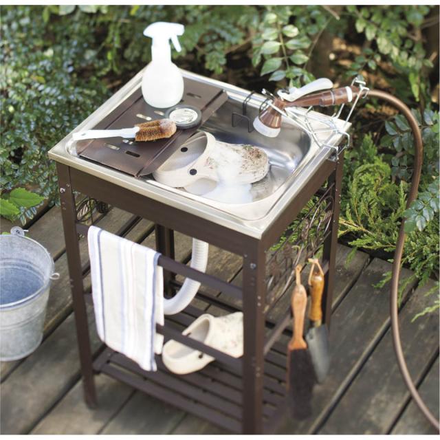 ガーデニングツール 庭手入用品 施工不要のモダンシンク 幅50cm 532920の通販は