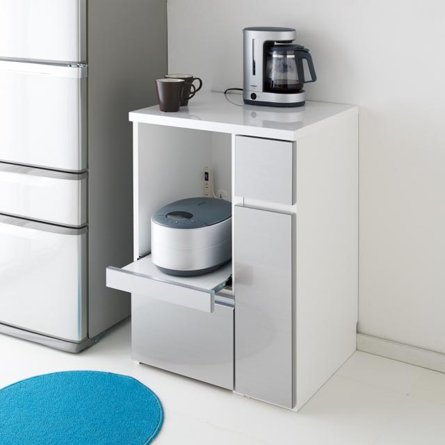 ≪幅90cm奥行40cm≫ サイズが選べる家電収納キッチンカウンター ロータイプ 幅90cm キッチン収納 キッチンカウンター 629607_5