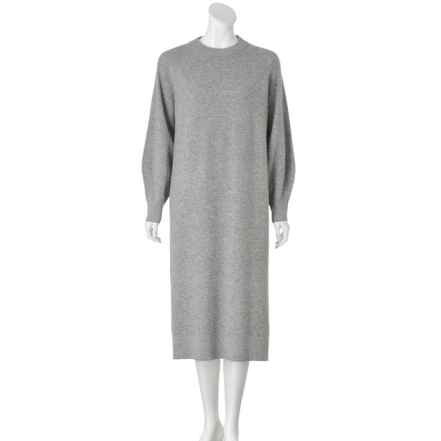 ウール混 ラメ糸使い ニットワンピース ワンピース ニットワンピース