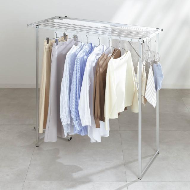 洗濯用品 アイロン 物干し台 洗濯ハンガー 宮本式アルミ物干し　レギュラータイプ 502410の通販は 15,620円