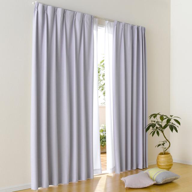 カーテン 断熱カーテン 遮熱カーテン 2枚組 ≪幅100cm×丈200cm≫ 1級遮光・省エネ遮熱カーテン 874270の通販は