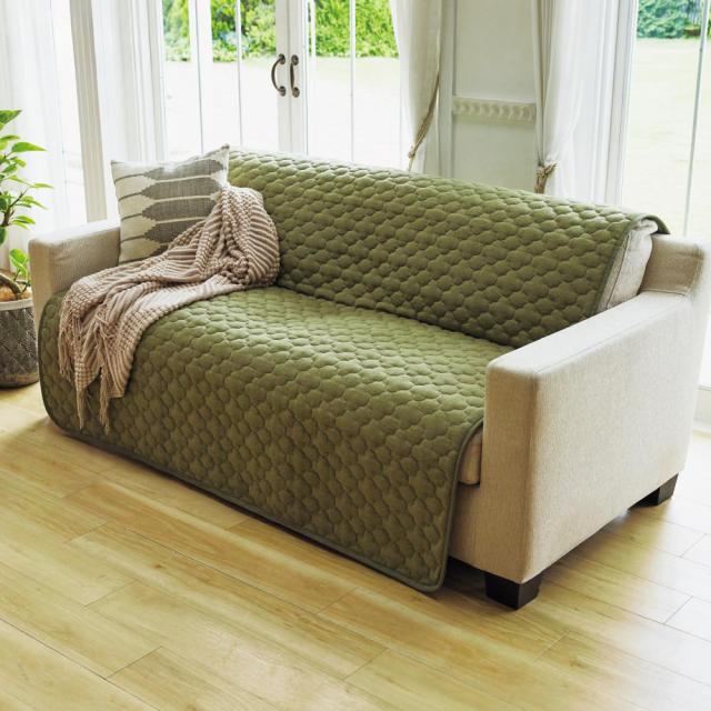 ソファーカバー 人掛けソファーカバー ≪3人掛 約150×160cm≫メランジソファカバー アームなし 525116の通販は