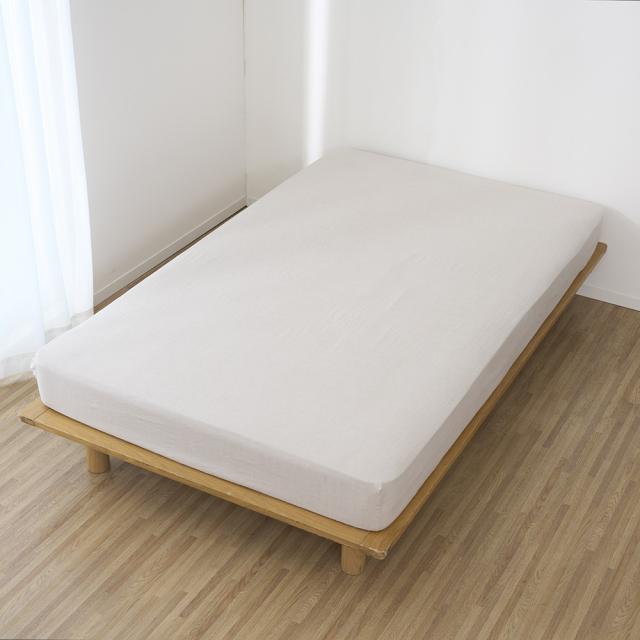 布団カバー ベッドシーツ ボックスシーツ ≪ダブル≫羽毛布団の暖かさを引き出すカポック混カバーリングシリーズ　ボックスシーツ 883309の通販は