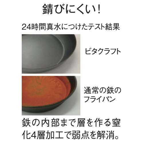 VitaCraft/ビタクラフト スーパー鉄 エッグパン 鍋 フライパン LX7538_3