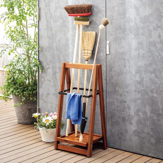 ガーデニングツール 庭手入用品 アカシア材折りたためるツールスタンド G72509の通販は