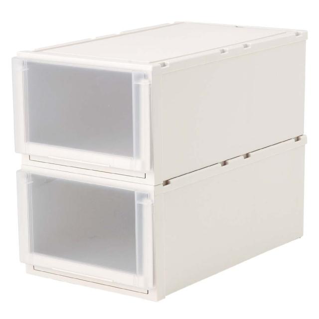 フリーボックス 収納ボックス 小物収納 フィッツユニット（Fits unit）収納ケース2個組 【奥行74cmタイプ】幅44・高さ30cm 532215の通販は