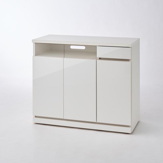 ［幅89cm］ハイタイプテレビ台 高さ75cm 日本製 完成品 キャスター付き テレビ台 テレビボード 壁面収納テレビ台 587801_2