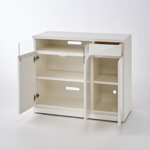 ［幅89cm］ハイタイプテレビ台 高さ75cm 日本製 完成品 キャスター付き テレビ台 テレビボード 壁面収納テレビ台 587801_3