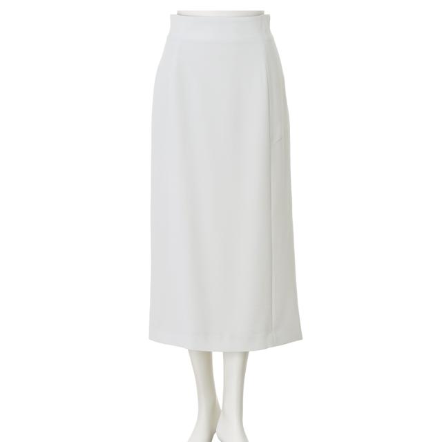 トリアセテート混 ジョーゼット Iライン スカート スカート タイトスカート PC7082_4