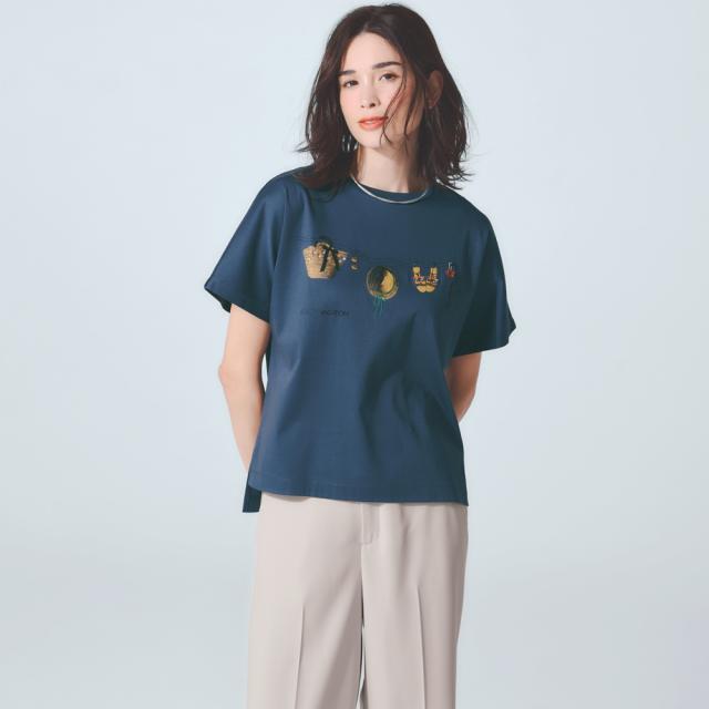 プリント Tシャツ バケーション（日本製） シャツ ブラウス プルオーバー PC7230_1