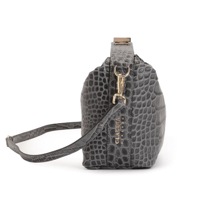 CLAUDIA/クラウディア クロコ型押し 2WAY バッグ（イタリア製） バッグ