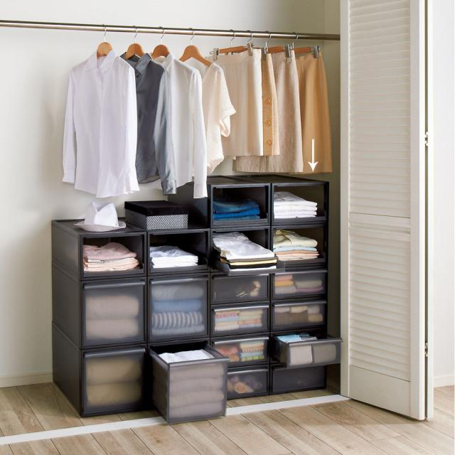 フリーボックス 収納ボックス 小物収納 クローゼットシステム トレータイプ 3個組 532323の通販は 7,484円