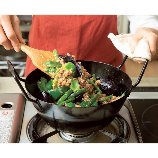 ラバーゼ/la base ≪直径28cm≫ 鉄の揚げ鍋3点セット 鍋 フライパン