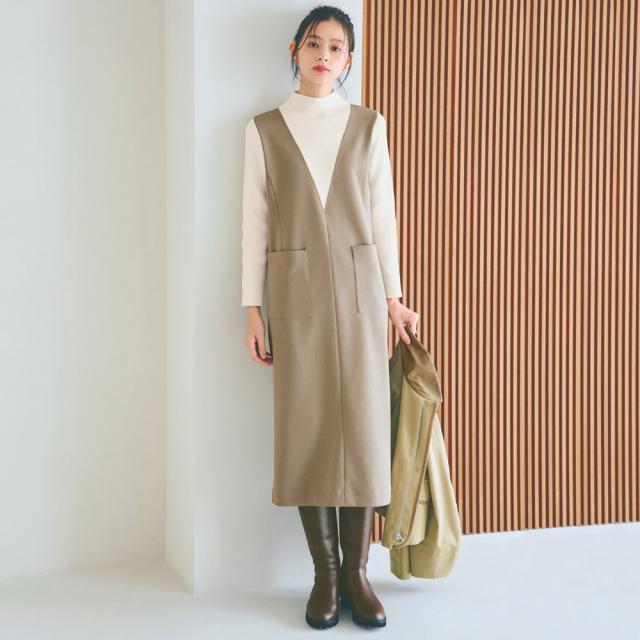 スムースレザー ロングブーツ（日本製） ブーツ ロングブーツ ミドル