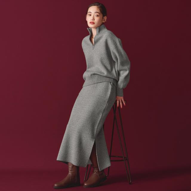 スムースレザー ロングブーツ（日本製） ブーツ ロングブーツ ミドル