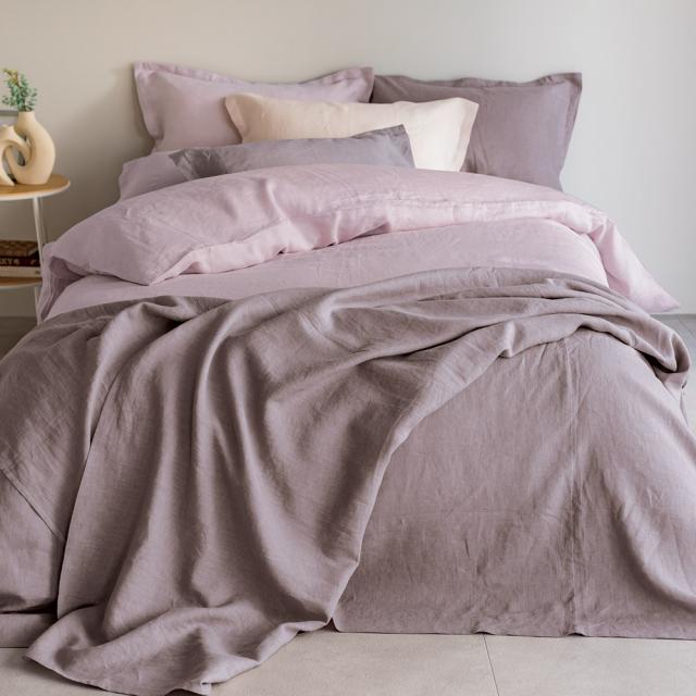 ≪セミダブルロング≫ LINEN & BASIC リネン100％カバーリング 掛け布団カバー 布団カバー シーツ 掛け布団カバー 646704