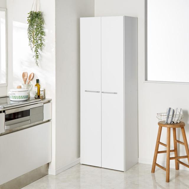 家具 収納 キッチン収納 食器棚 キッチンストッカー 食器からストックまで入る 大容量キッチンパントリー収納庫 幅60奥行40cm の通販はau Pay マーケット ディノス Au Pay マーケット店