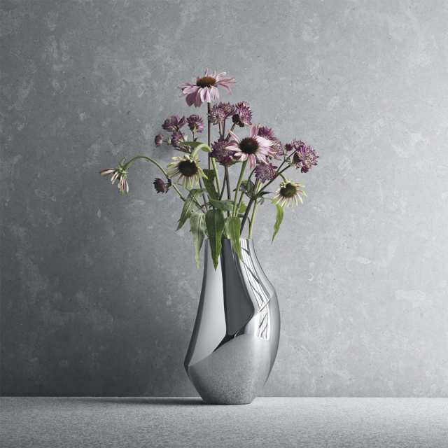 インテリア雑貨 置物 オブジェ Georg Jensen | ジョージ ジェンセン  フローラ［FLORA］ ヴェース Mサイズ WC1658の通販は