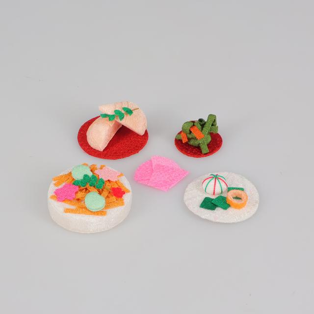 ≪器付きフルセット≫ 〈龍虎堂〉ちりめん京のお供え御膳 年中行事用品 季節商品 LX7818_7