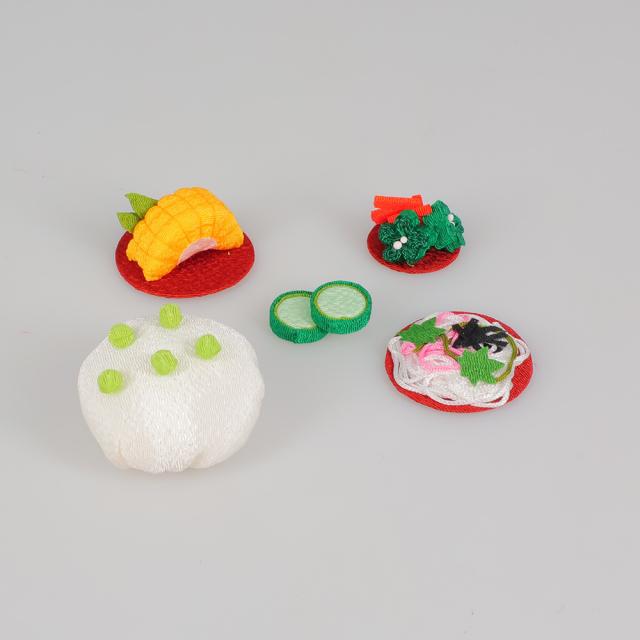 ≪器付きフルセット≫ 〈龍虎堂〉ちりめん京のお供え御膳 年中行事用品 季節商品 LX7818_8