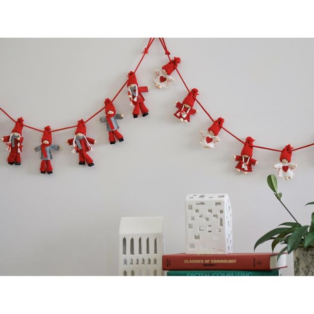 年中行事用品 季節商品 飾り ≪リトルハート≫ クリスマス　ガーランド LW1816の通販は 6,050円