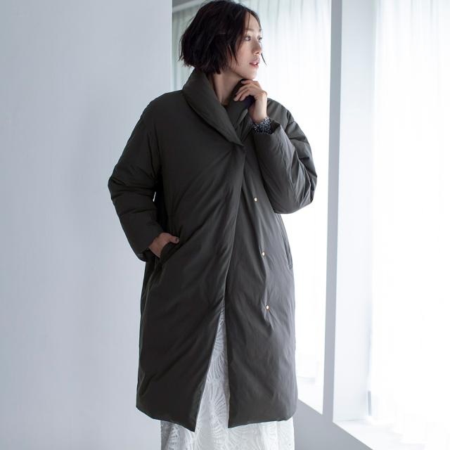 ショールカラーロングダウンコート コート ロングコート N60662