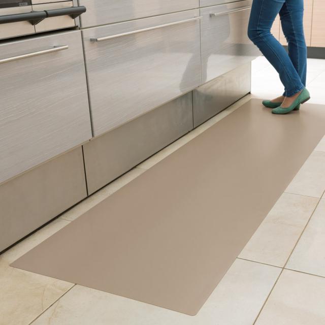 カーペット ラグ マット キッチンマット ≪幅90cm　奥行80cm≫ 本革調キッチンマット WF1153の通販は