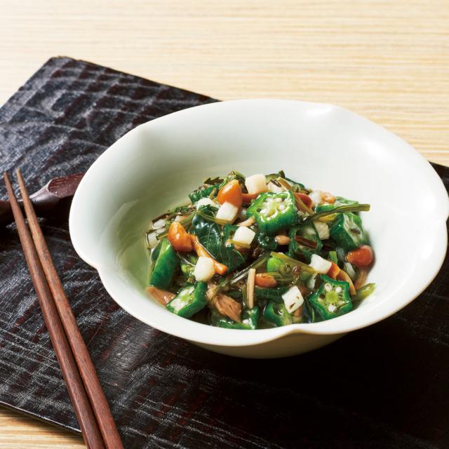 バイヤーこだわり お野菜と海藻8種のねばねば惣菜（40パック） お惣菜 和惣菜 FJ0201