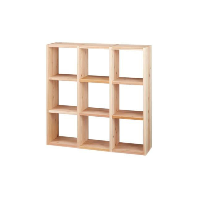 国産杉本棚 国産杉 薄型頑丈タワーシェルフ 幅90cm高さ89.5cm 通販 -