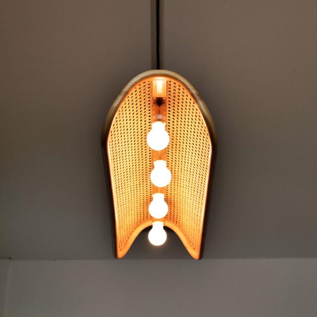 BRID（ブリッド）ラタンペンダントランプ 4灯 照明器具 ライト 時計 ペンダントライト 601307_3