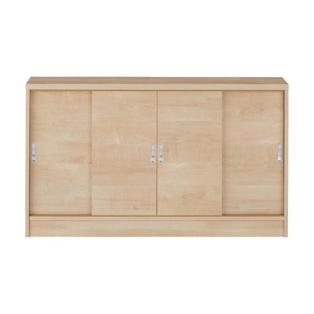 家具 収納 キッチン収納 食器棚 1cmピッチで棚板調整カウンター下引き戸収納庫 幅1cm 4枚扉 奥行30cm 高さ70cm の通販はau Pay マーケット ディノス Au Pay マーケット店