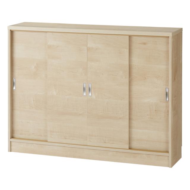 家具 収納 キッチン収納 食器棚 1cmピッチで棚板調整カウンター下引き戸収納庫 幅1cm 4枚扉 奥行30cm 高さ90cm の通販はau Pay マーケット ディノス Au Pay マーケット店