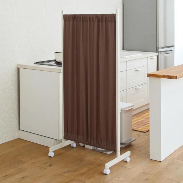 場所を選ばない伸縮パーテーション ロータイプ 高さ145cm 幅64cm-94cm リビング収納 パーテーション 間仕切り 632413