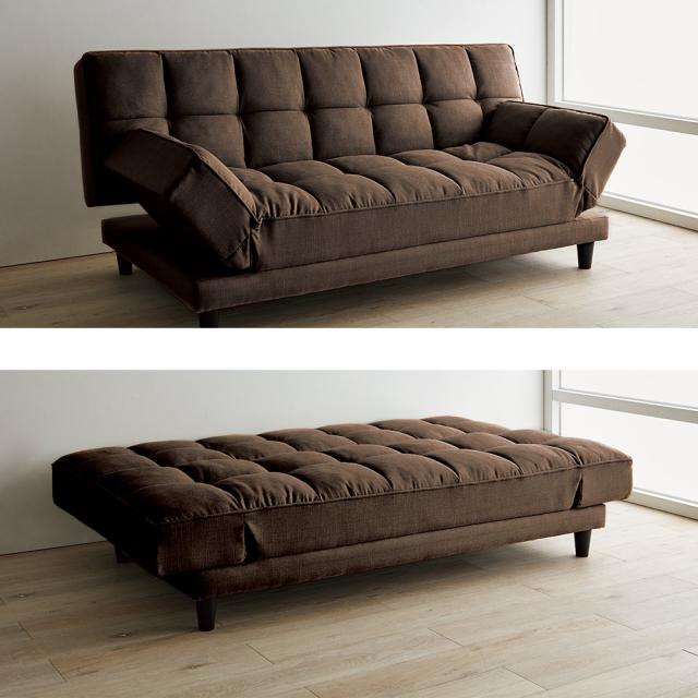 くつろぎ方は自由自在！4WAYソファベッド 幅170cm ソファ ファブリックソファ 626662_2