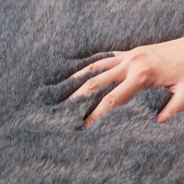 ≪約200×240cm≫ ソファにも対応 ファー調こたつシリーズ ふかふかラグ カーペット ラグ マット 洗えるラグ 611130_4
