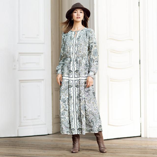 Les Belles Modes/ベル・モード カシミヤ混 中折れハット ニット帽