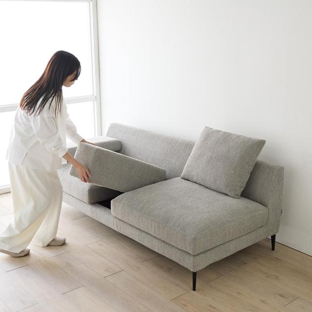 ソファ ファブリックソファ メゾン ソファ 3人掛け＋シェーズセット H71405の通販は