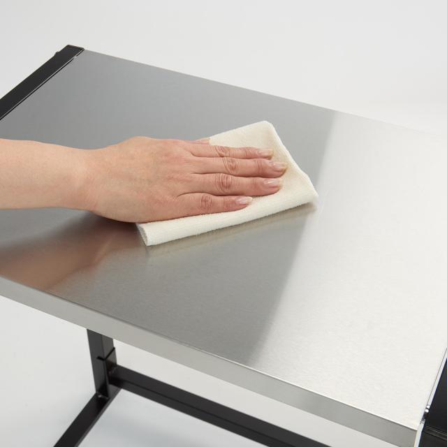 家電上が生まれ変わる「手前がすっきり」幅・高さ伸縮ラック 幅50.5cm-80cm奥行39.5cm高さ40.5cm-60cm キッチン用品収納 641001_9