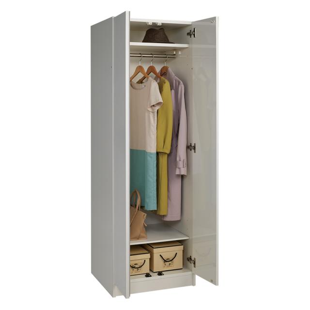 衣類収納 ワードローブ クローゼット 梁避け対応システムユニット 奥行54cmタイプ ハンガーロング 530921の通販は 48,900円