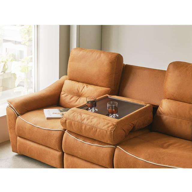 電動リクライニングソファ 3人掛け テーブル付き Hの通販はau Pay マーケット ディノス Au Pay マーケット店