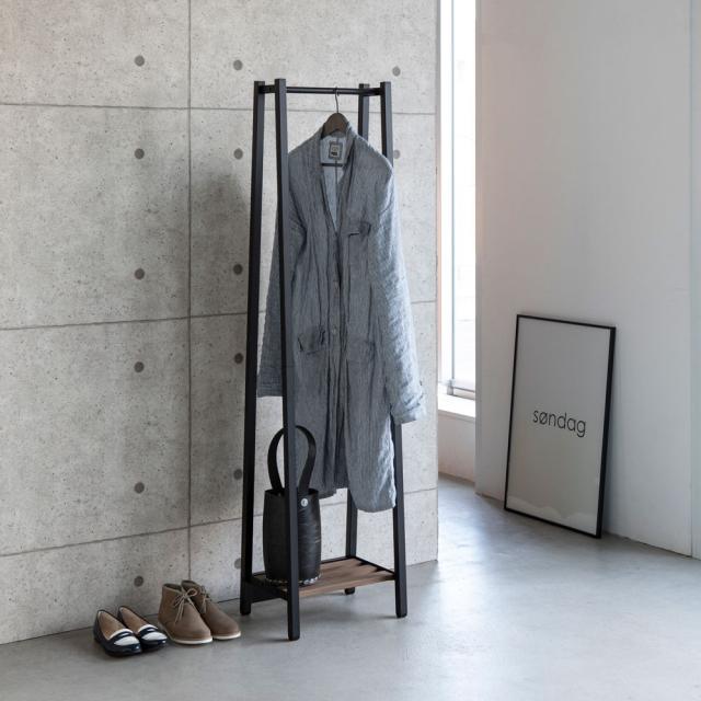 ヴィンテージ調 スリムAラインコートハンガー 幅40cm 衣類収納 ハンガーラック パイプハンガー H92312