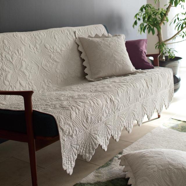 ≪約240cm×290cm≫コットンキルト Shella/シェルラ マルチカバー ソファーカバー H94834_7