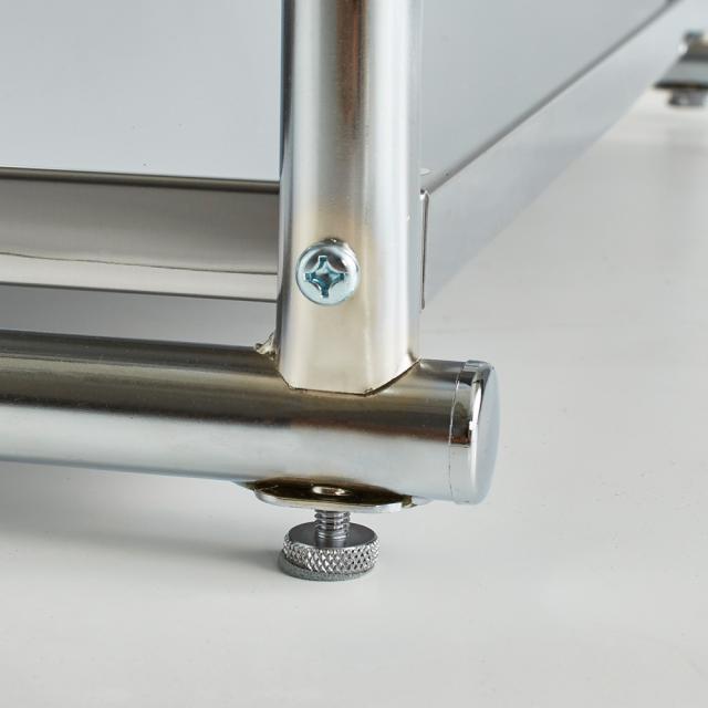 ≪幅60cm≫ ステンレス大型レンジラック ハイオープン キッチン収納